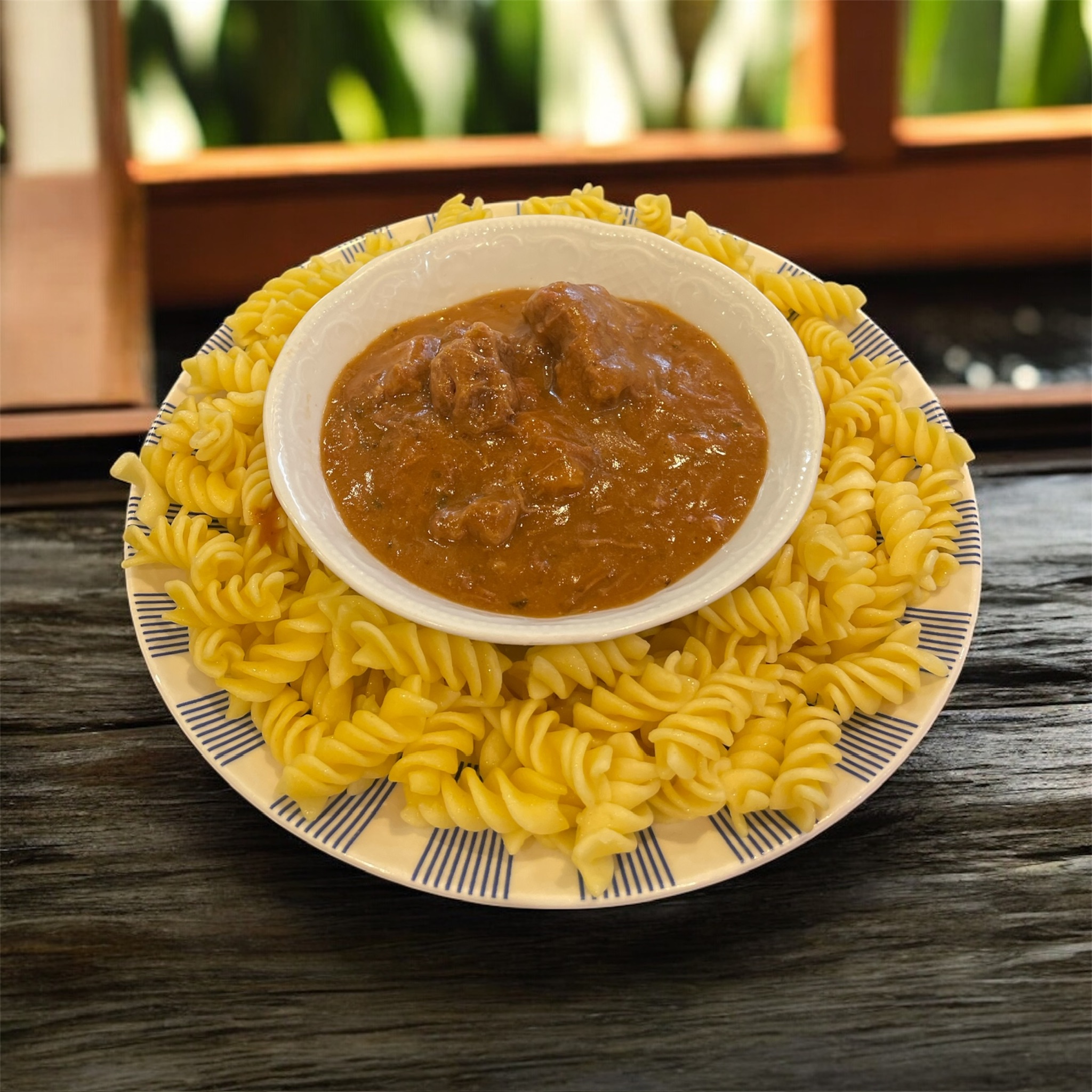 Mayoranfleisch mit Spiralen