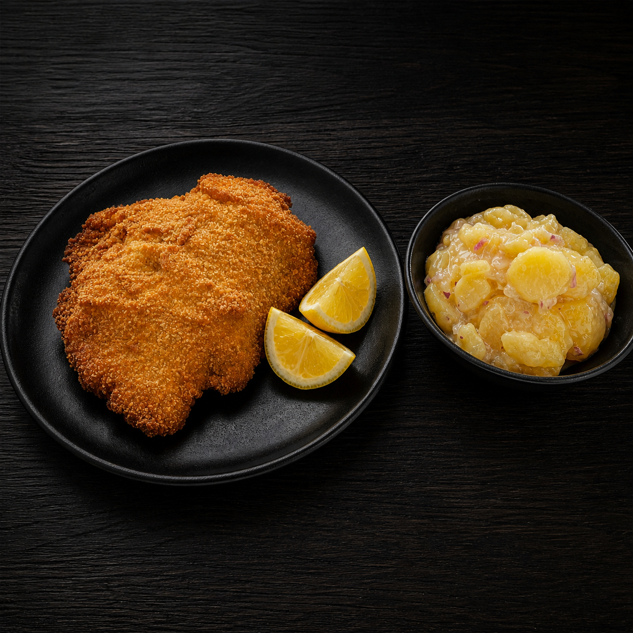 Förster Cordon Bleu mit Erdäpfelsalat